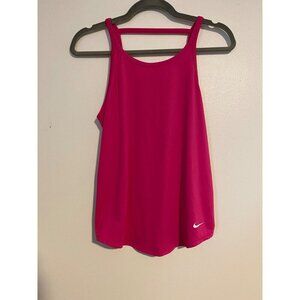 Nike Dri-Fit Pink Racerback Tank Top XS Activewear Workout Top Casual Comfy